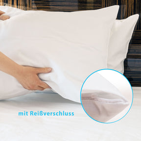 etérea 2 Stück Mikrofaser Wasserdichte Kissenhülle Agnes 15x40 cm