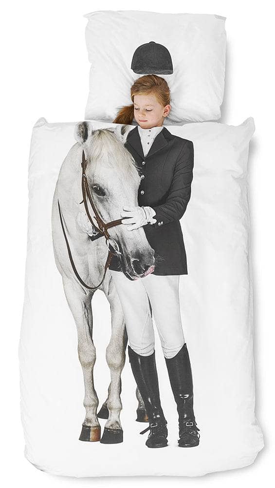 Snurk Kinder Baumwolle Bettwäsche Pferd Amazone