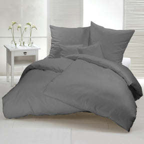 etérea Mako Satin Uni Bettwäsche Einfarbig