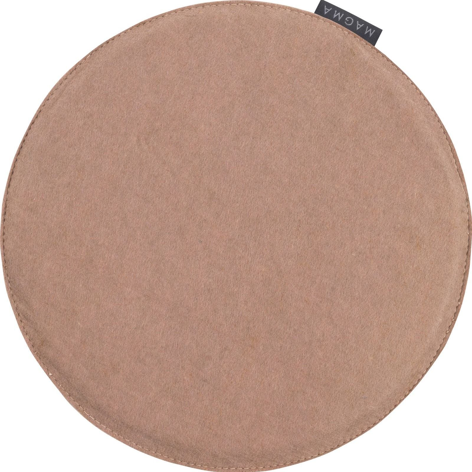 Magma Sitzkissen Avaro Uni rund 35cm - Baumwoll-Mischung