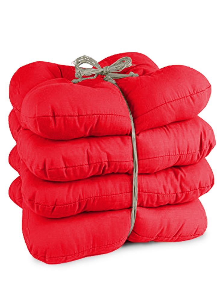 Bertels Sitzkissen Stuhlkissen Rib Canvas 4er Set