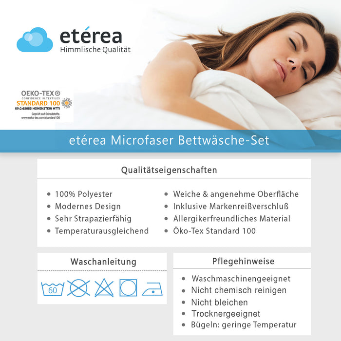 etérea Microfaser Seersucker Bettwäsche Kimi #farbe_