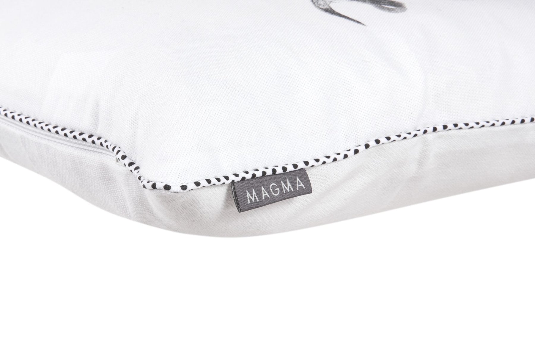 Magma Kissenhülle Bonmont Bonjour mit Digitalprint Hellblau 30x50 cm