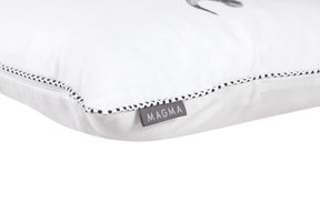 Magma Kissenhülle Bonmont Bonjour mit Digitalprint Hellblau 30x50 cm