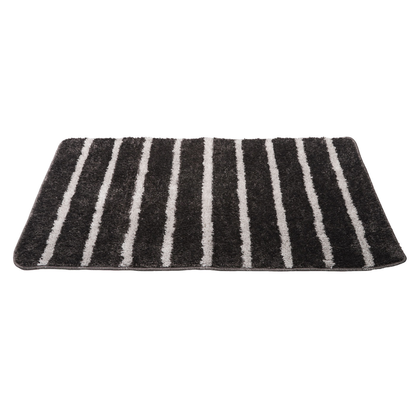 etérea Shaggy Hochflor Badematte Teppich Badteppich Streifen Uni 60x100