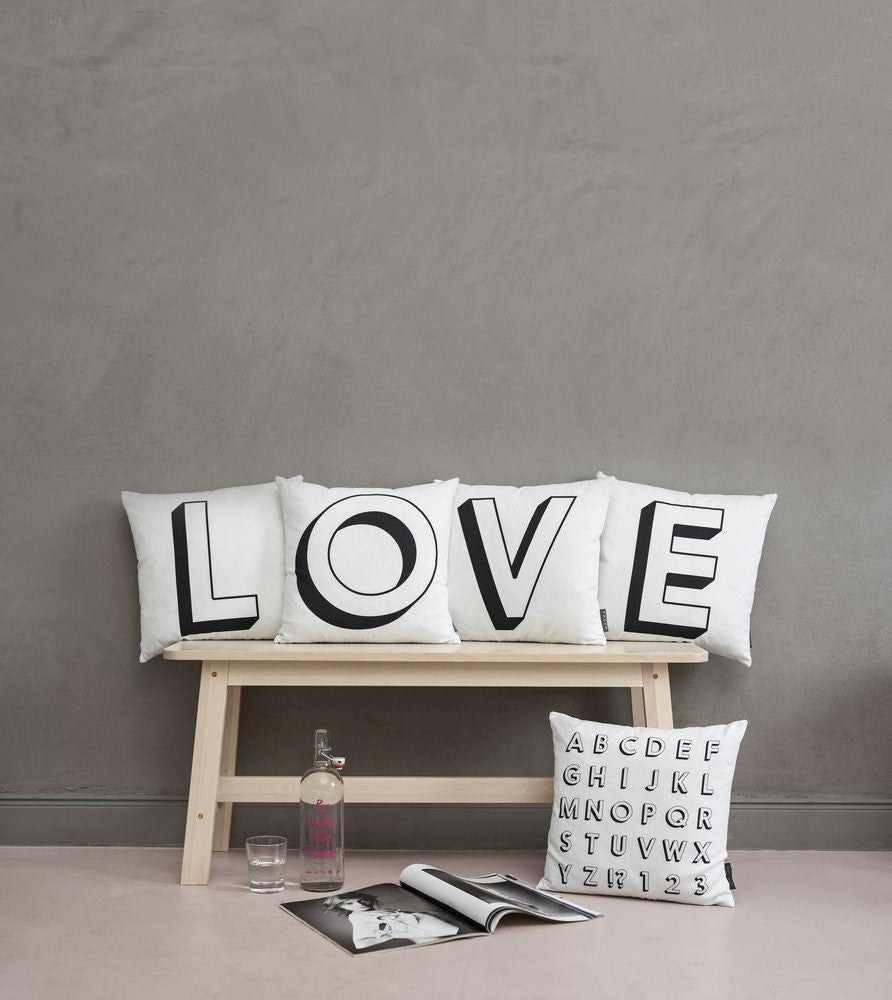 Magma Baumwolle Kissenhülle #muster_buchstabe