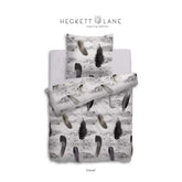 HnL Baumwolle Bettwäsche Federn Nature Beige Chavali 135x200 cm