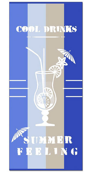 framsohn Zwirnfrottier Baumwolle Strandtuch Cocktail