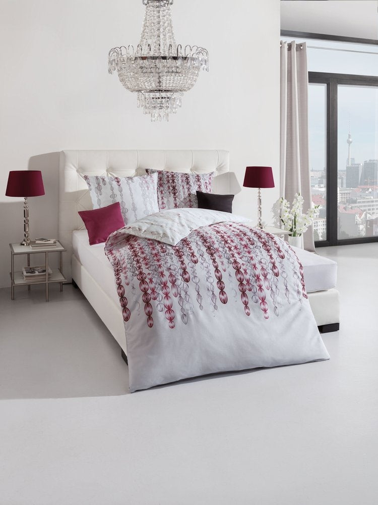 Kaeppel Mako Satin Bettwäsche #farbe_burgund