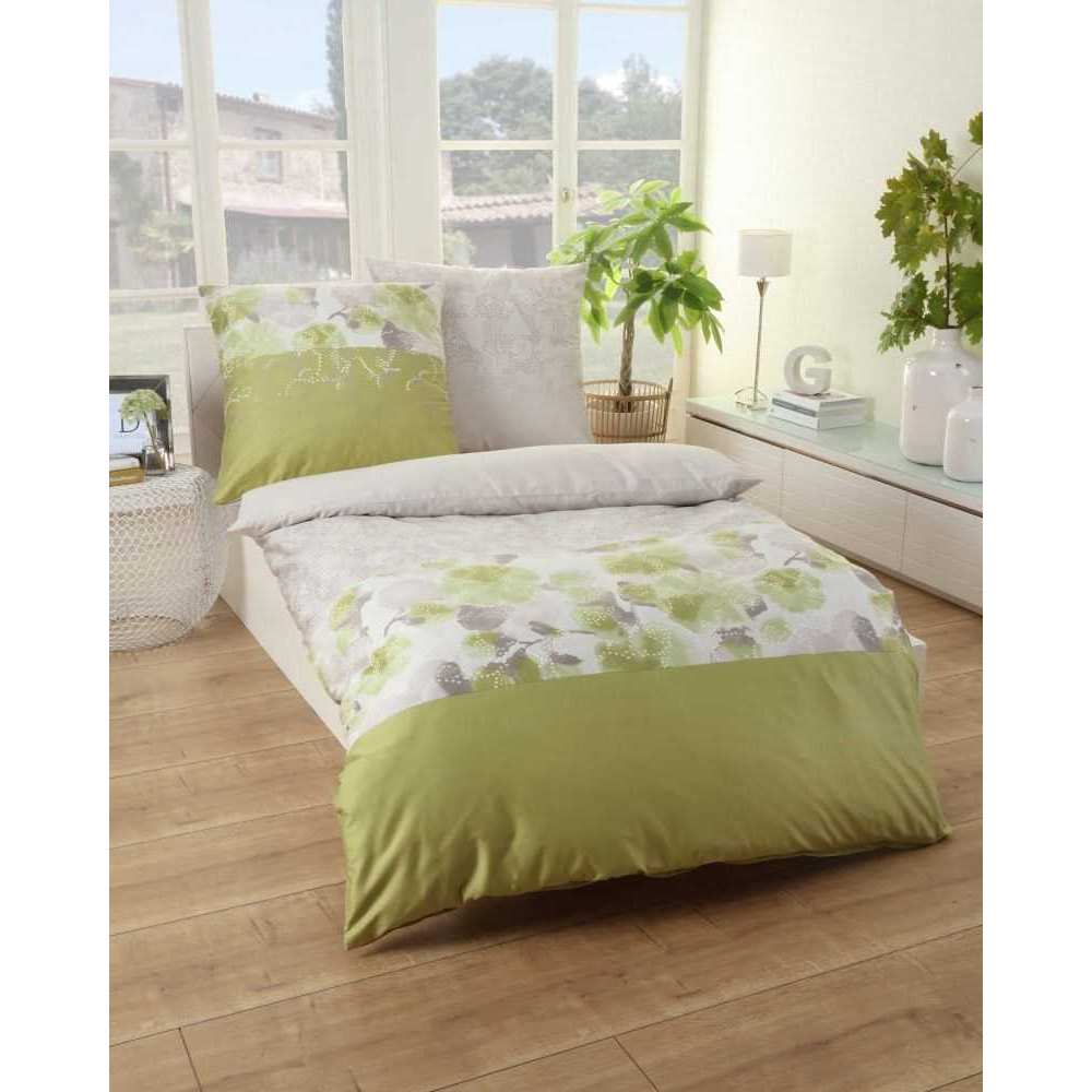 Kaeppel Mako Satin Bettwäsche #farbe_gruen