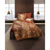 Kaeppel Satin Bettwäsche Flora Blumen 135x200 cm + 80x80 cm Topas