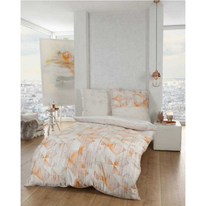 Kaeppel Mako Satin Bettwäsche #farbe_orange