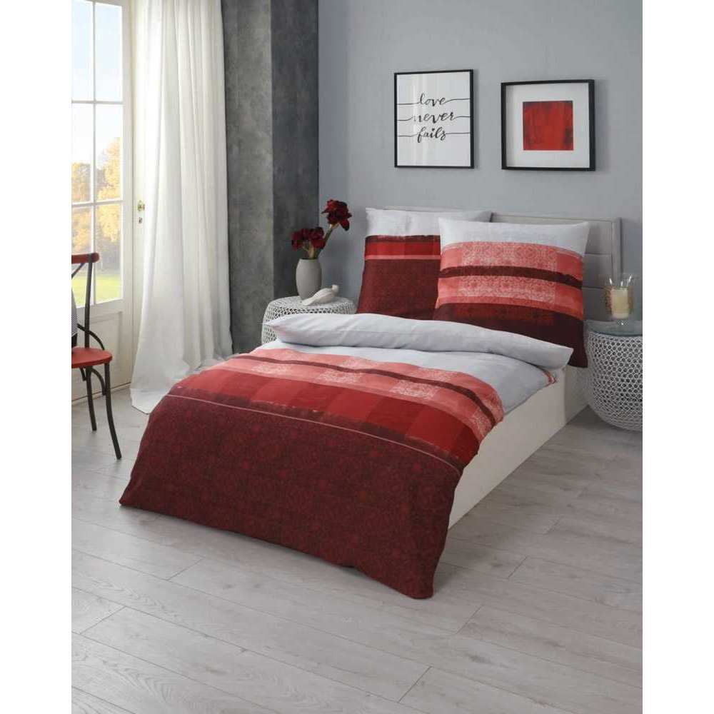 Kaeppel Mako Satin Bettwäsche #farbe_bordeaux