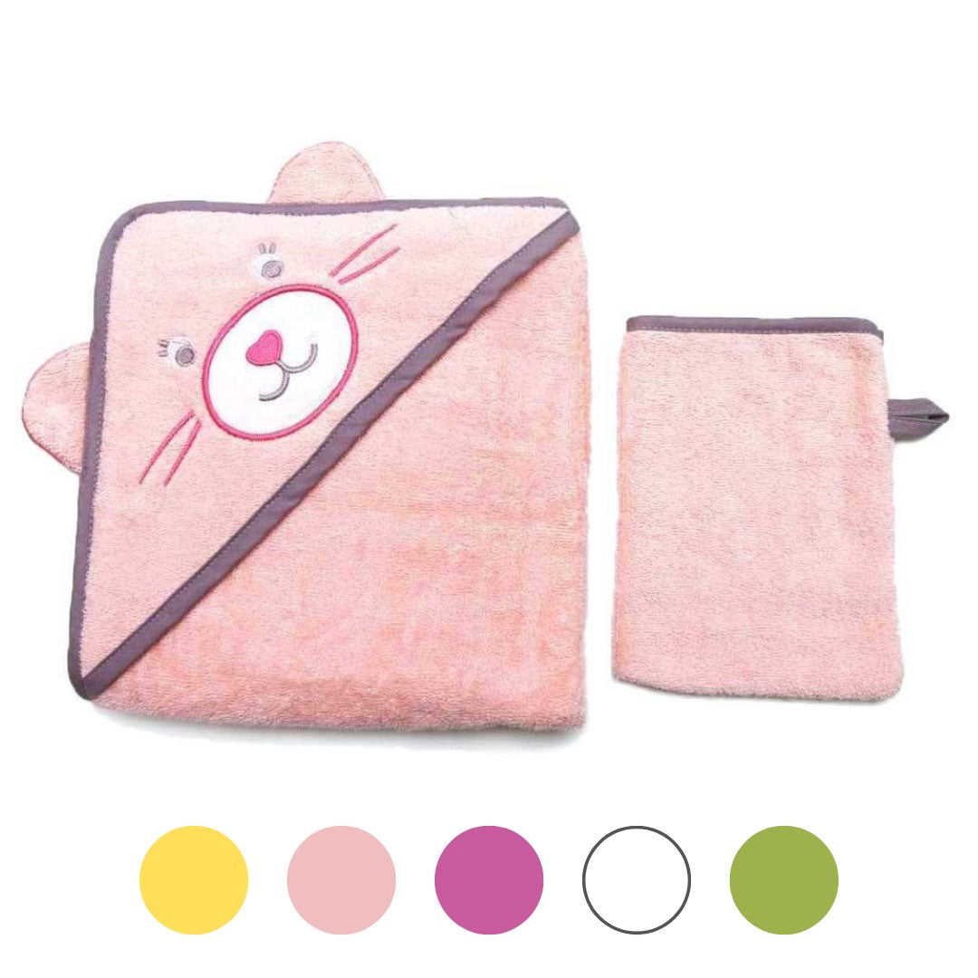 etérea 100% Baumwolle Baby Kapuzenhandtuch #farbe_