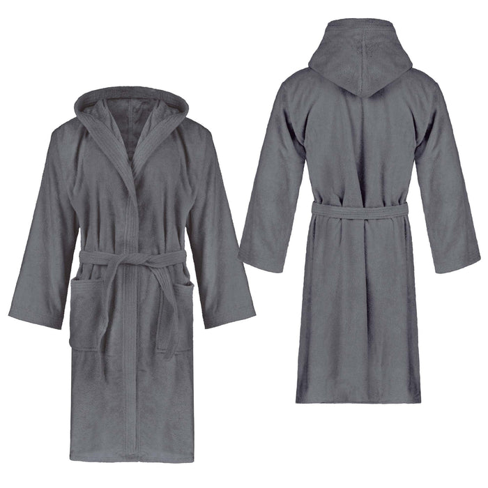 eterea Baumwolle Bademantel #farbe_grau
