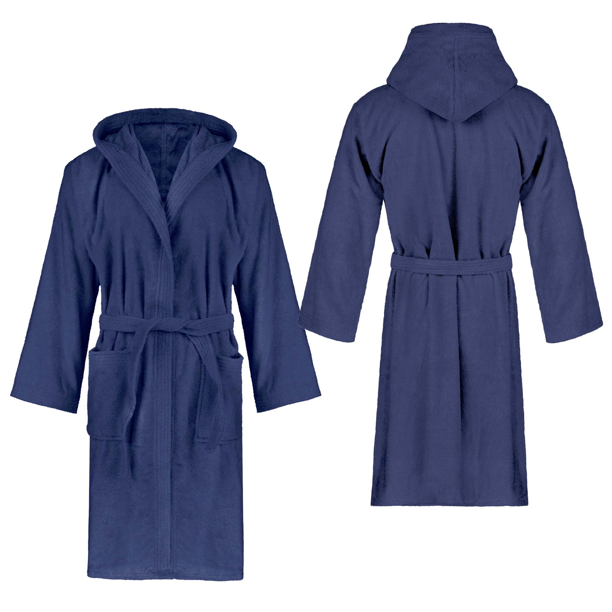 eterea Baumwolle Bademantel #farbe_marine