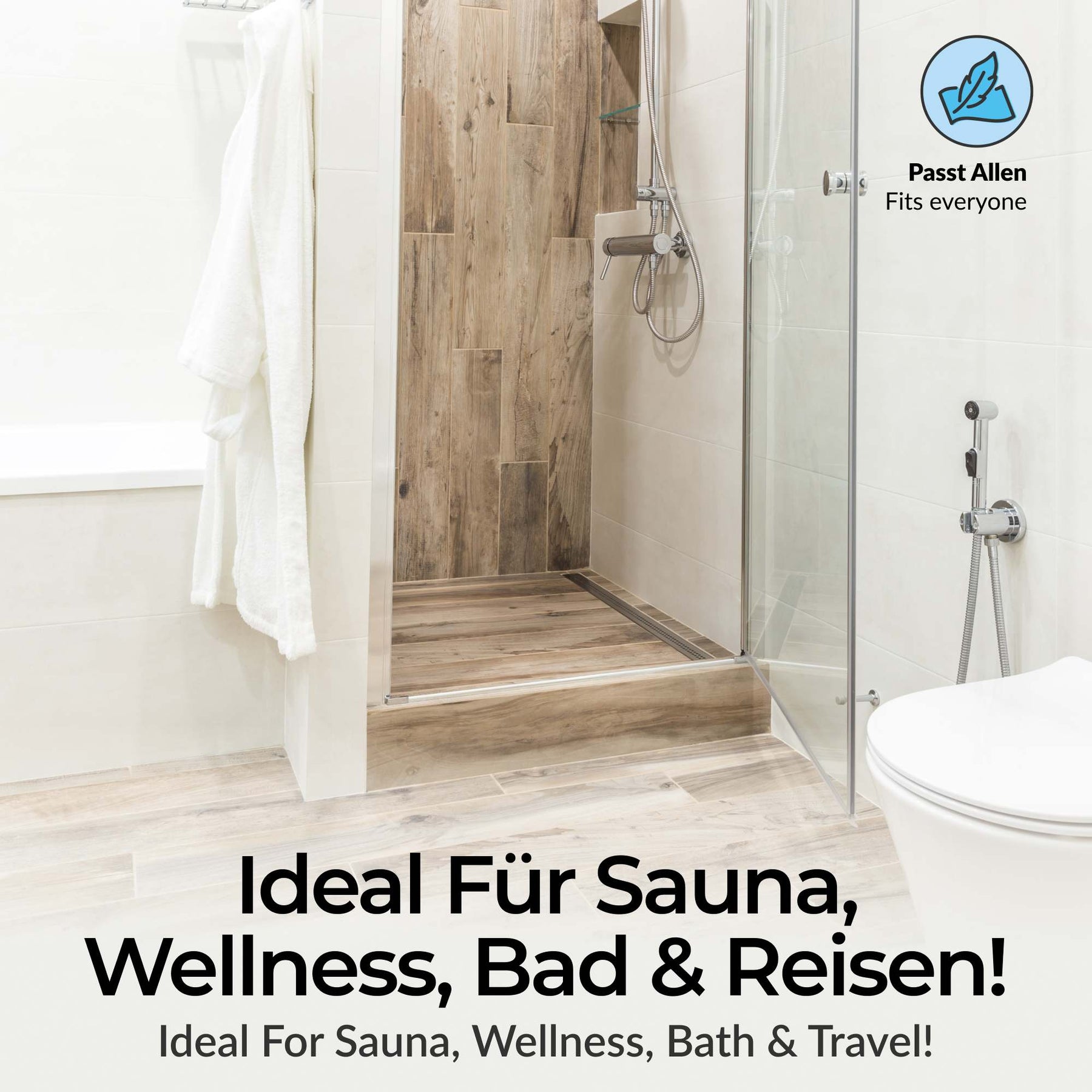 etérea Baumwolle Frottee Bademantel mit Kapuze Livie