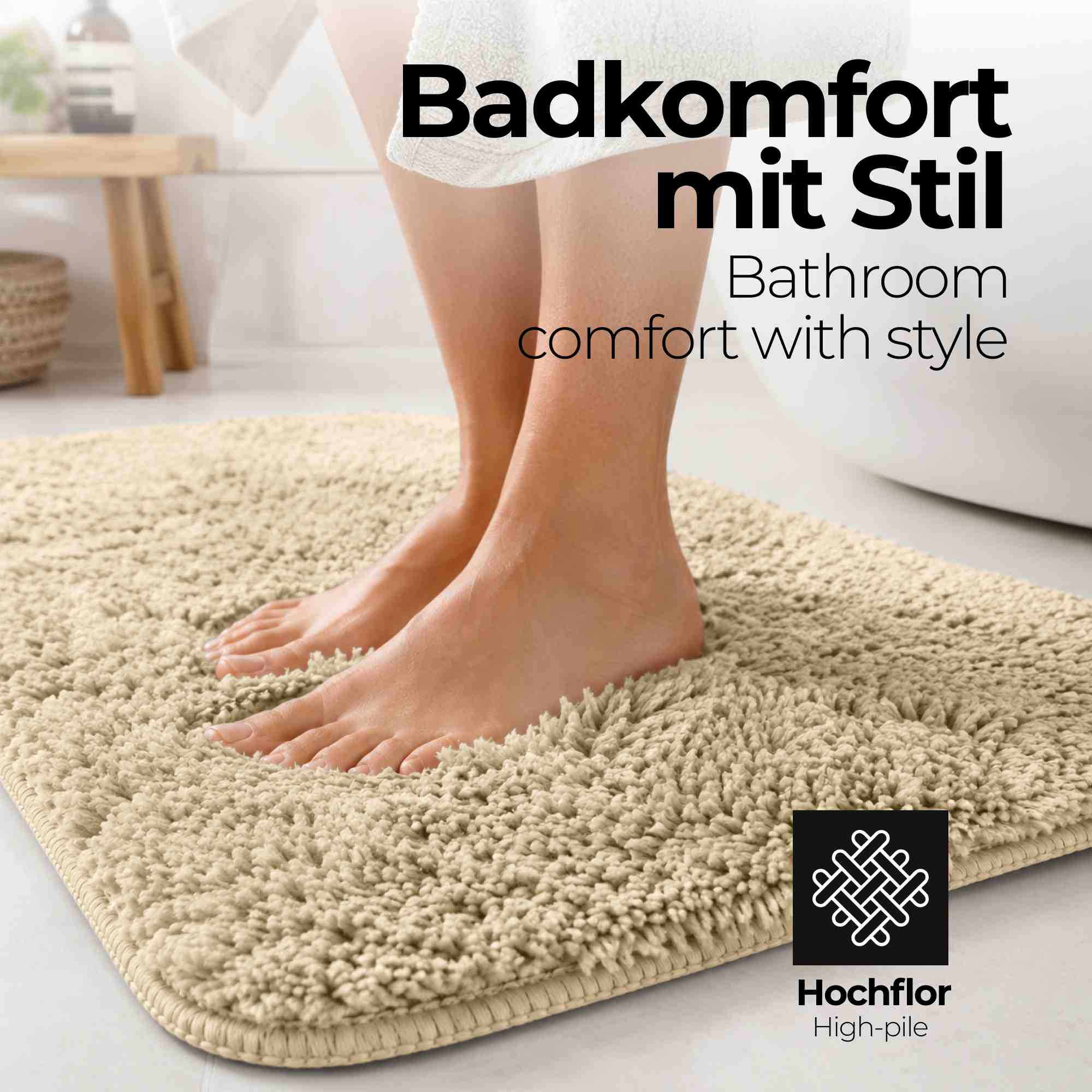 etérea Badteppich Badematte Jana