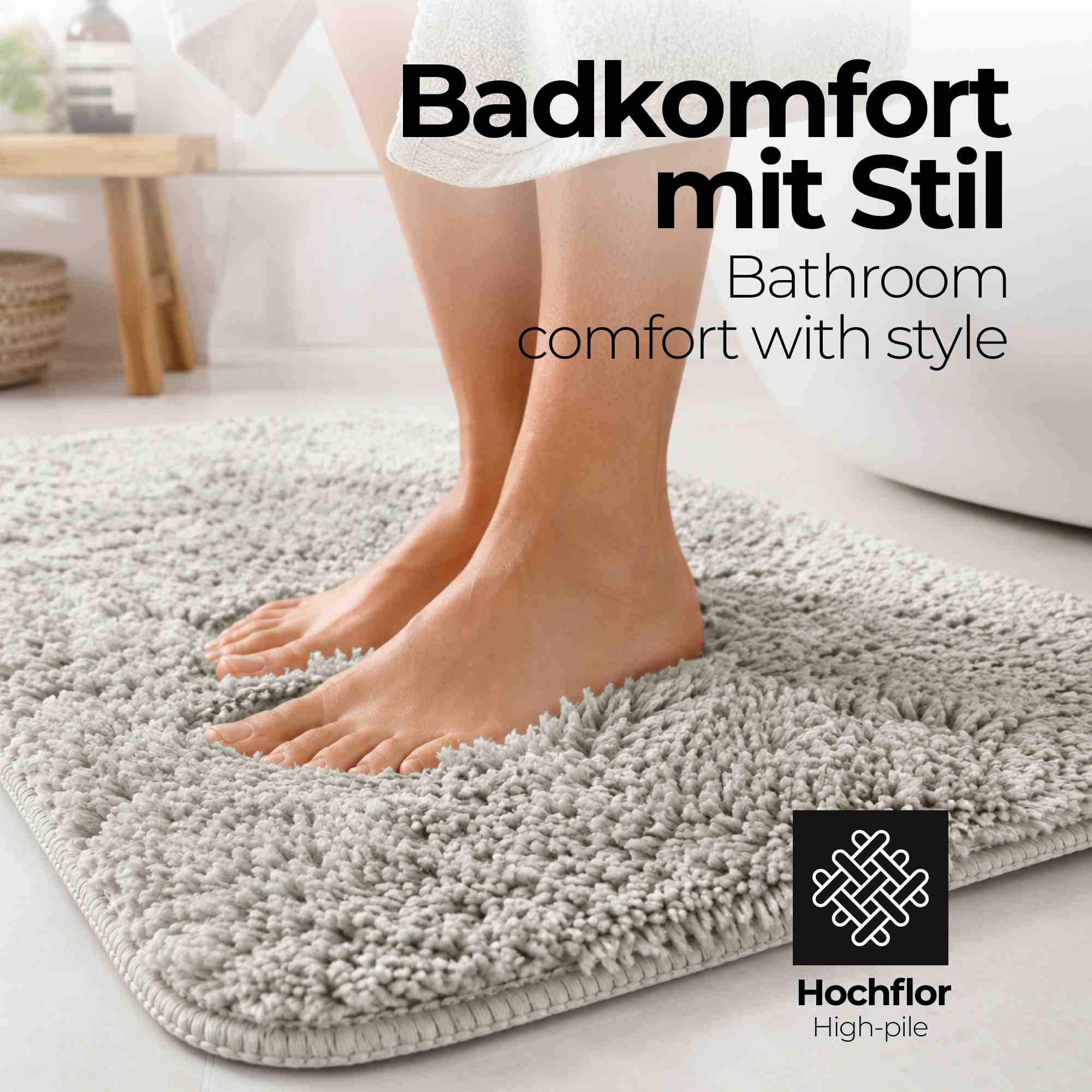 etérea Badteppich Badematte Jana