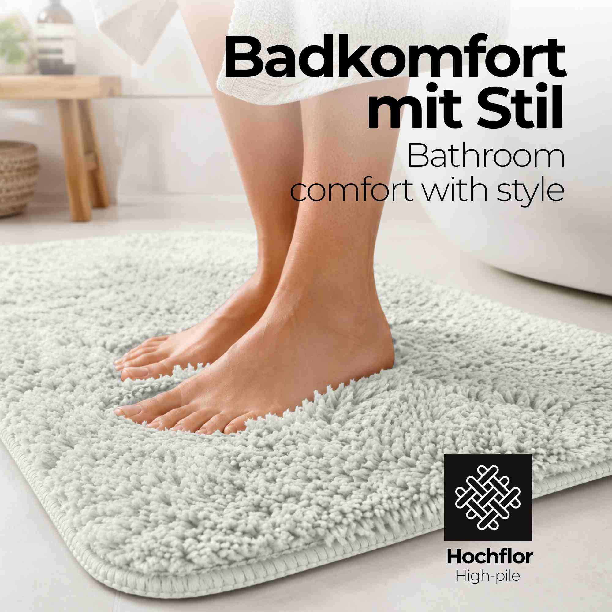 etérea Badteppich Badematte Jana