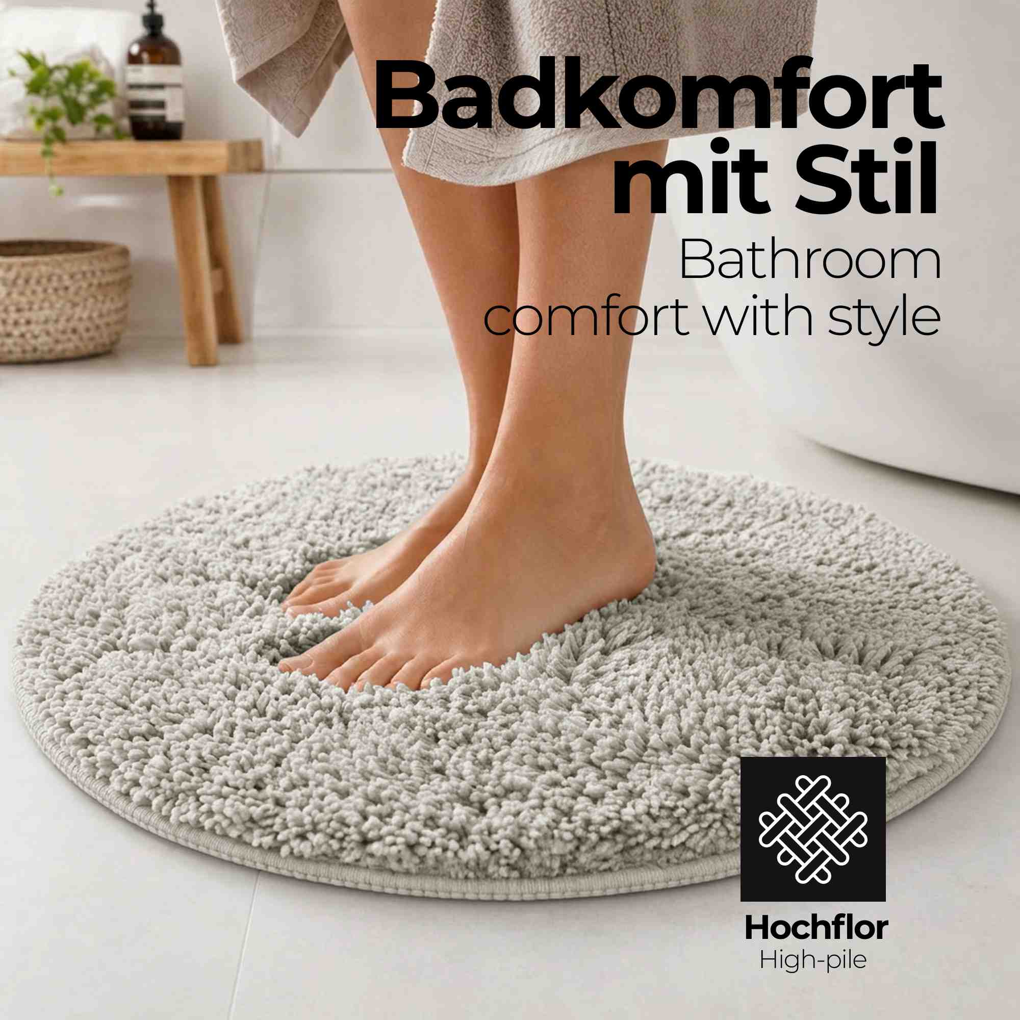 etérea Badteppich Badematte Jana