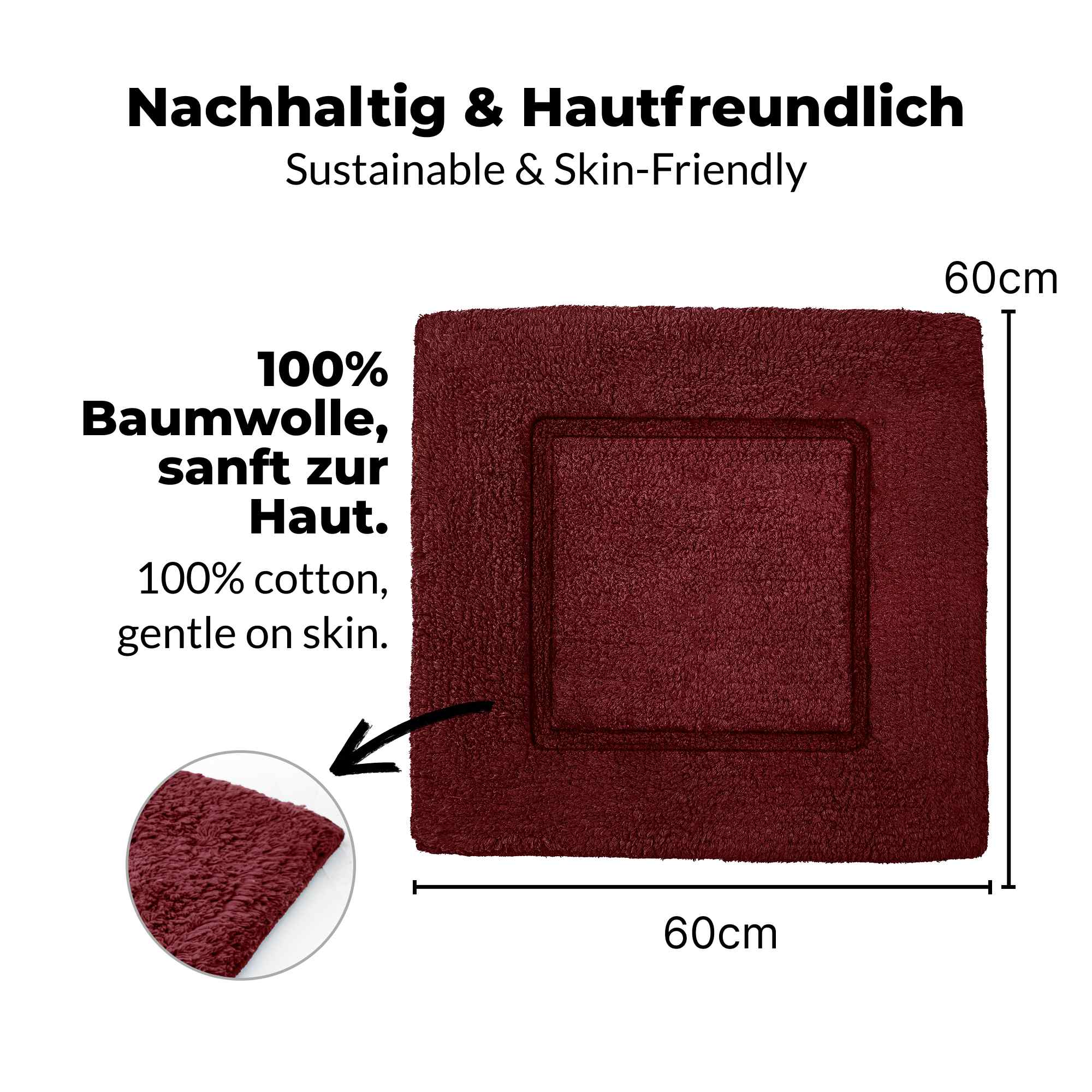 etérea Badteppich Badematte Kiara