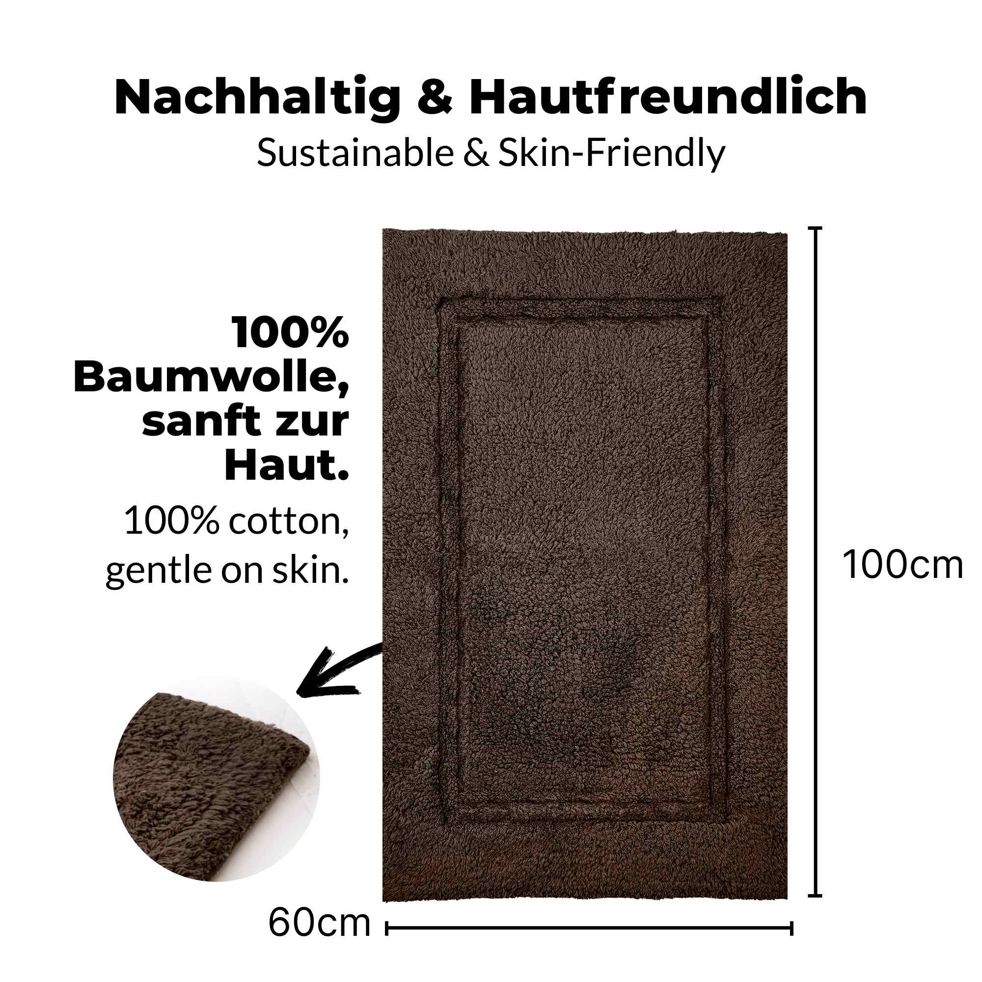 etérea Badteppich Badematte Kiara