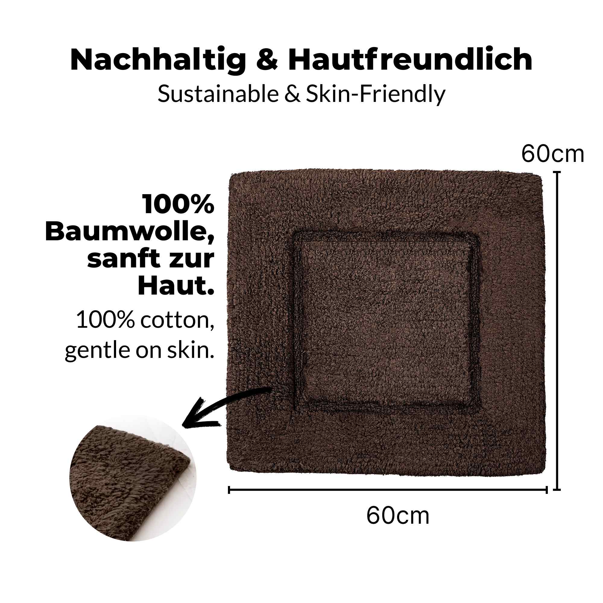 etérea Badteppich Badematte Kiara
