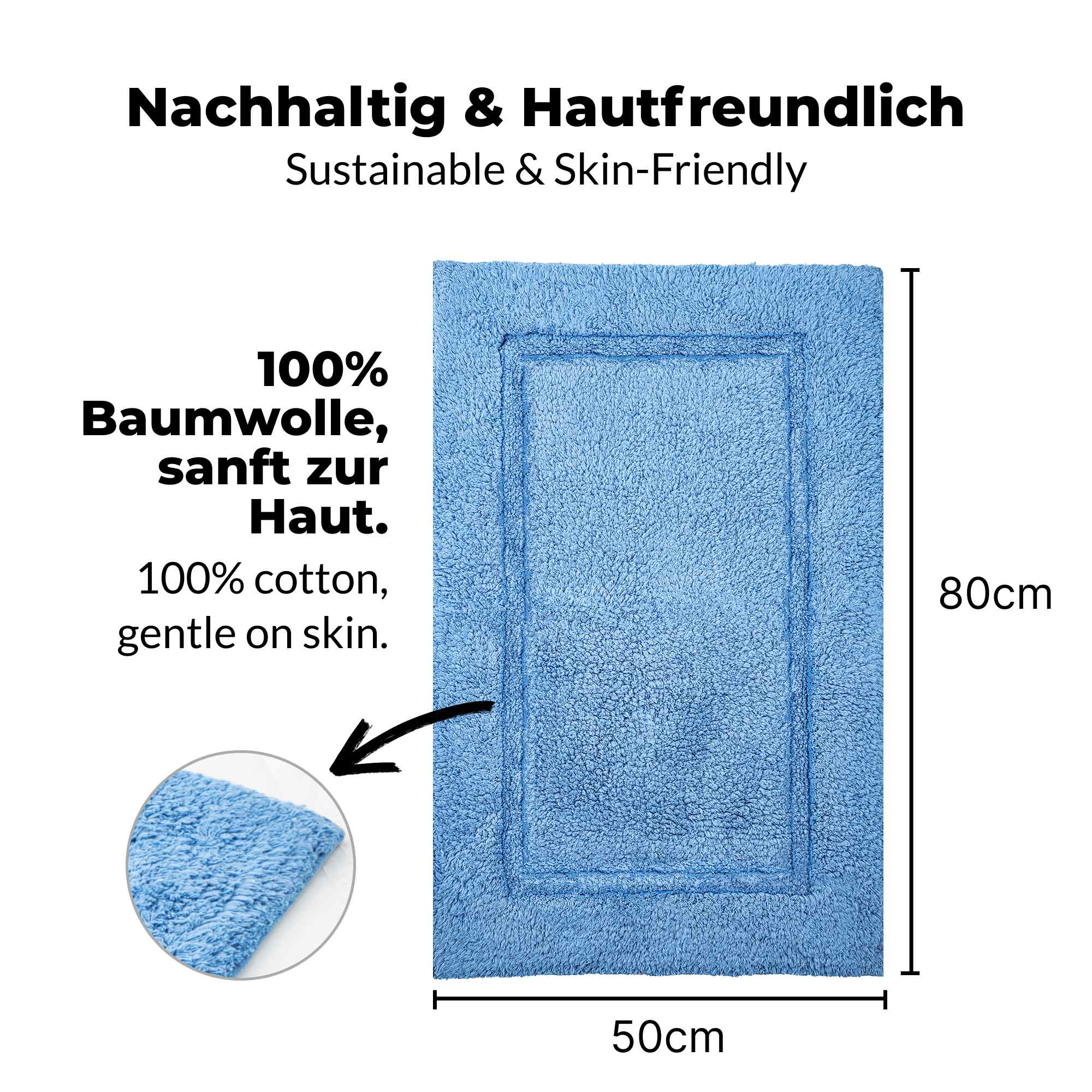 etérea Badteppich Badematte Kiara