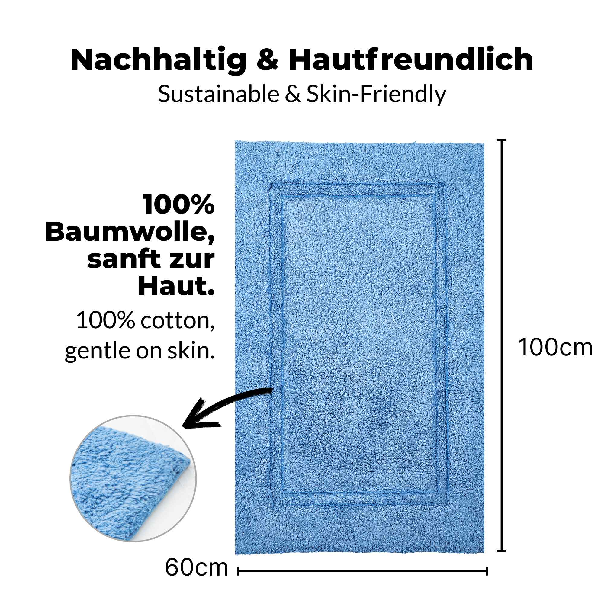 etérea Badteppich Badematte Kiara