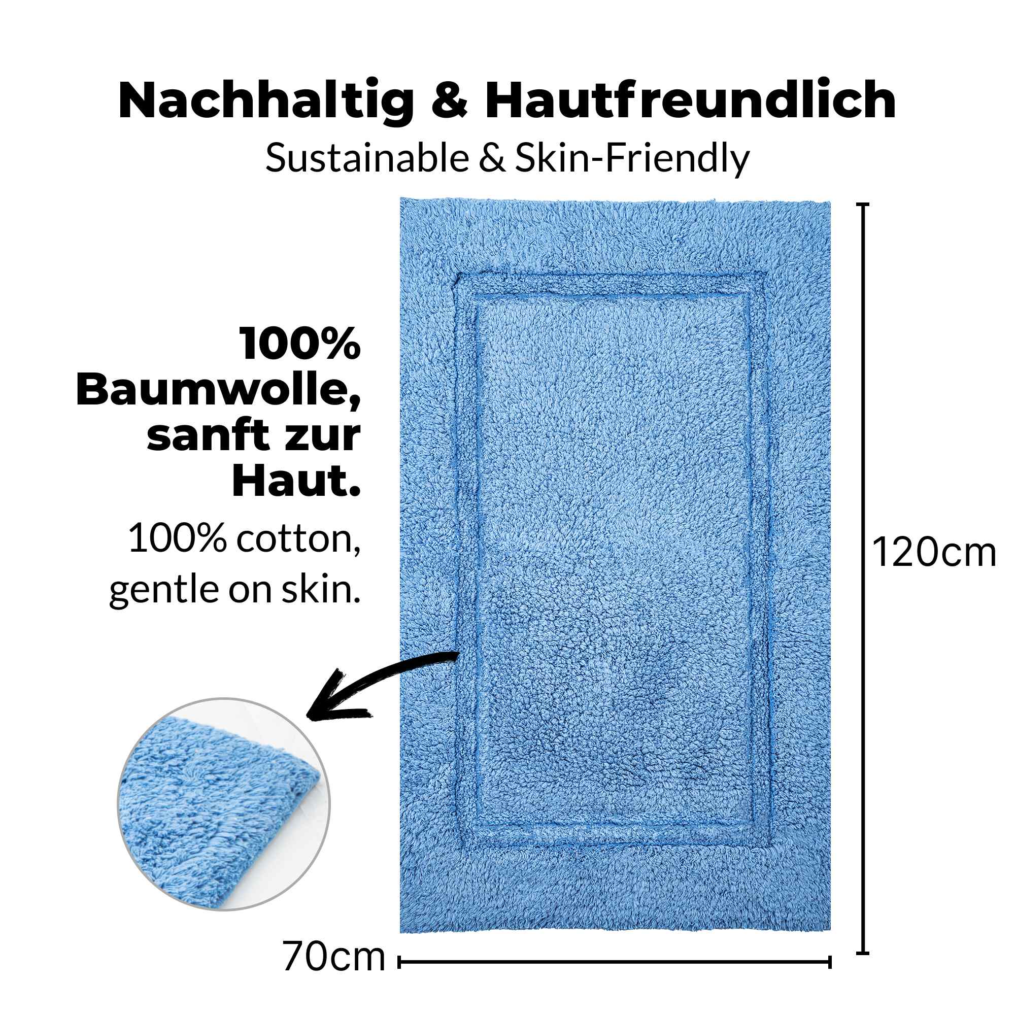 etérea Badteppich Badematte Kiara