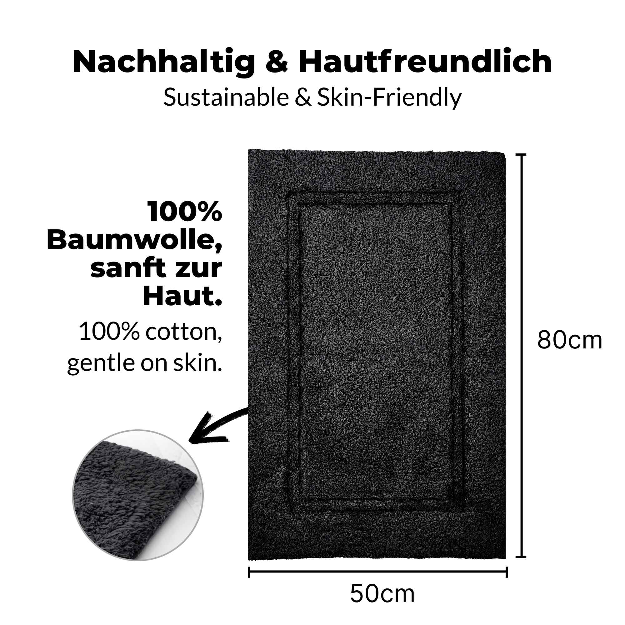 etérea Badteppich Badematte Kiara