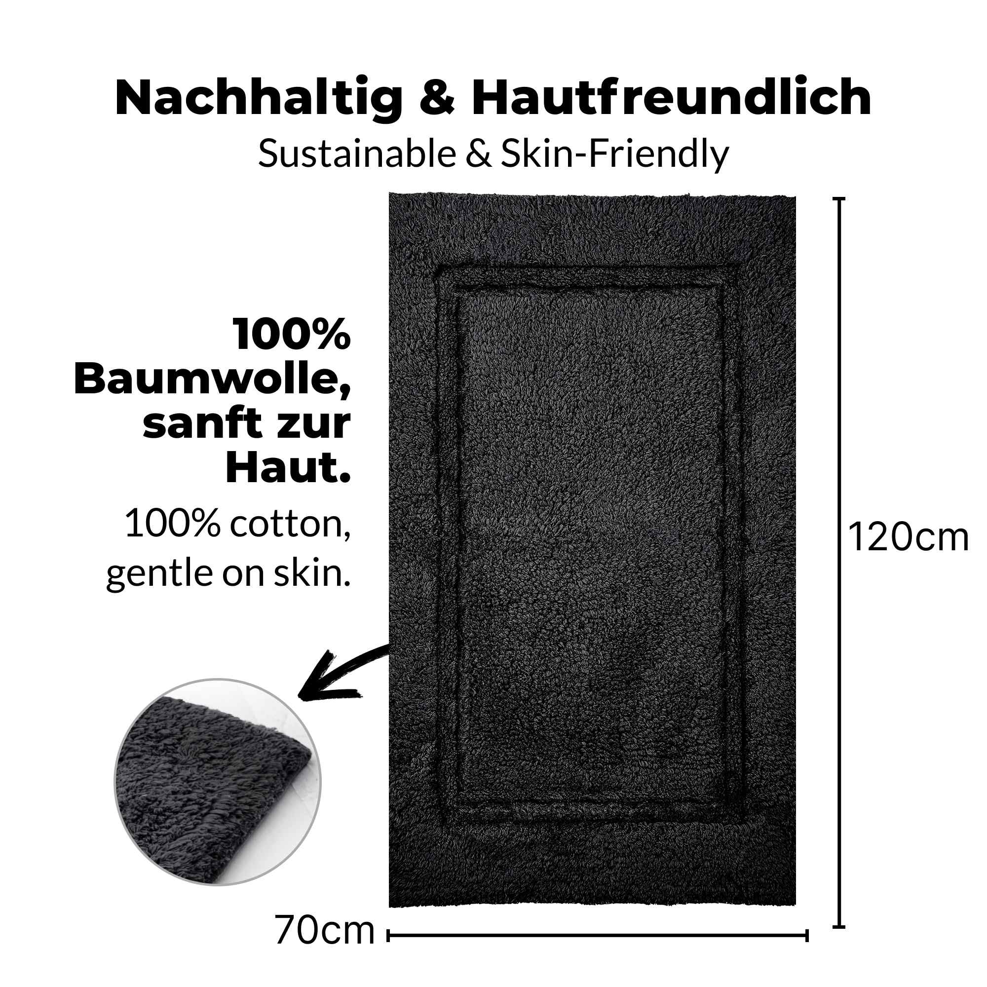 etérea Badteppich Badematte Kiara