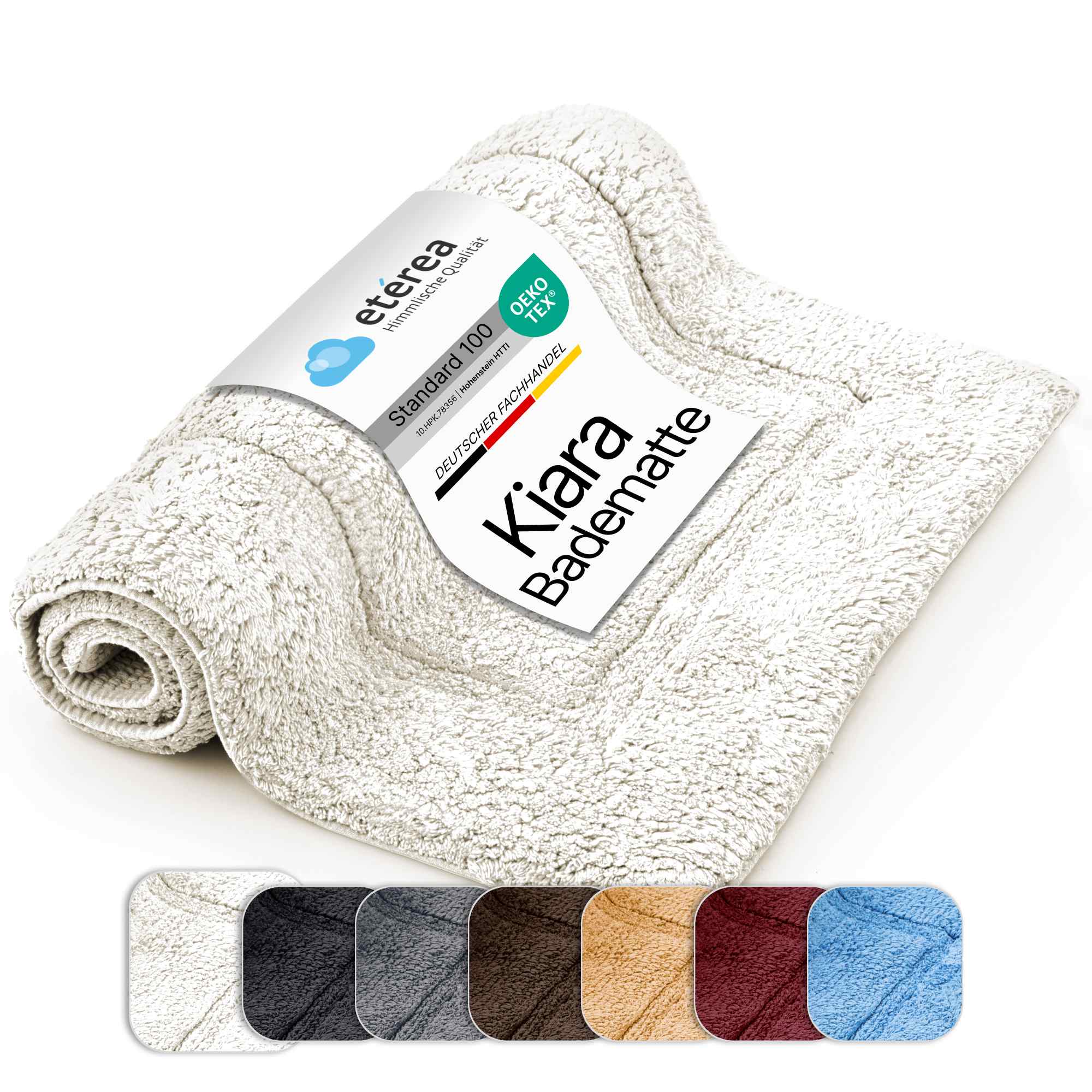 etérea Badteppich Weiß 60x100 #farbe_weiss