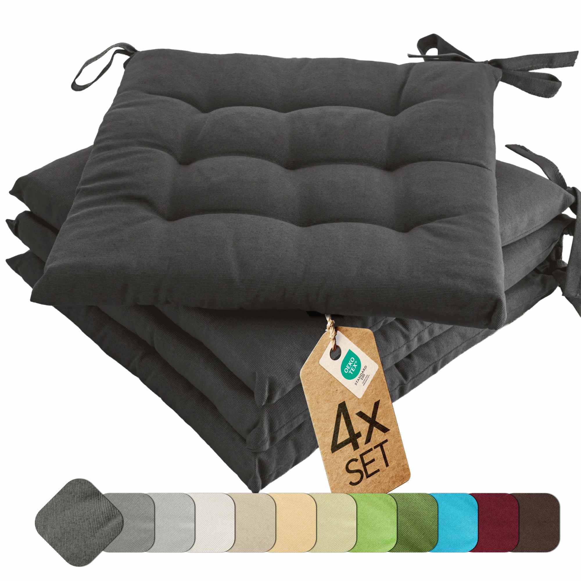 etérea Basic Sitzkissen #farbe_anthrazit