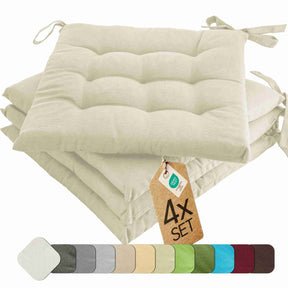 etérea Sitzkissen Stuhlkissen Basic 40x40cm - Innen und Aussenbereich