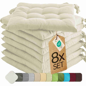 etérea Sitzkissen Stuhlkissen Basic Auflage und Stuhlkissen 40x40cm - Innen und Aussenbereich