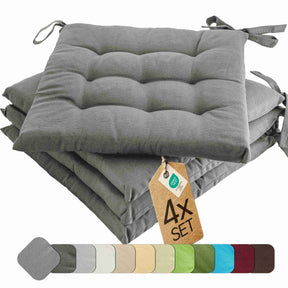 etérea Sitzkissen Stuhlkissen Basic Auflage und Stuhlkissen 40x40cm - Innen und Aussenbereich