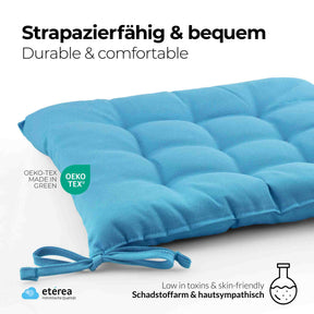 etérea Sitzkissen Stuhlkissen Basic 40x40cm - Innen und Aussenbereich