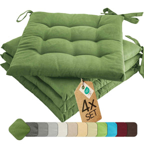 etérea Sitzkissen Stuhlkissen Basic Auflage und Stuhlkissen 40x40cm - Innen und Aussenbereich