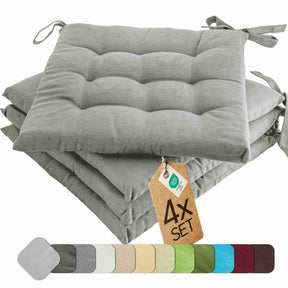 etérea Sitzkissen Stuhlkissen Basic Auflage und Stuhlkissen 40x40cm - Innen und Aussenbereich