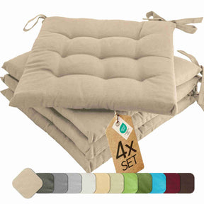 etérea Sitzkissen Stuhlkissen Basic Auflage und Stuhlkissen 40x40cm - Innen und Aussenbereich