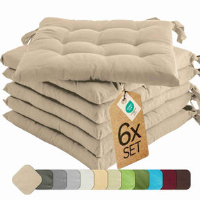 etérea Sitzkissen Stuhlkissen Basic Auflage und Stuhlkissen 40x40cm - Innen und Aussenbereich