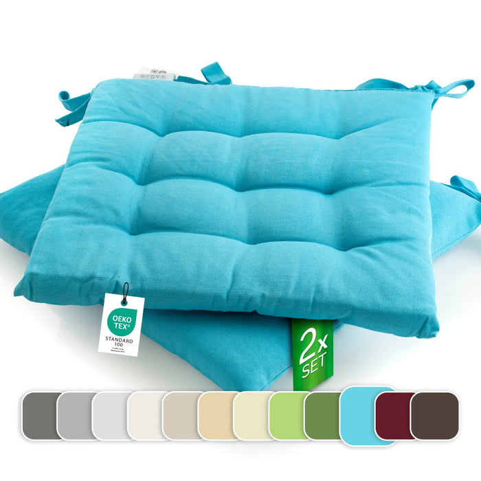 etérea Basic Sitzkissen Rund #farbe_tuerkis