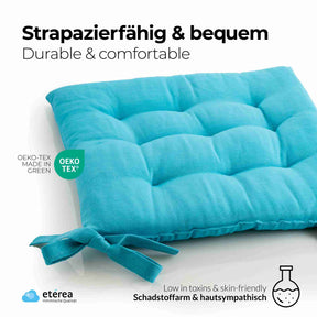 etérea Sitzkissen Stuhlkissen Basic 40x40cm - Innen und Aussenbereich