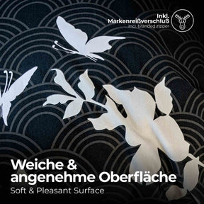 etérea Renforcé Baumwolle Bettwäsche Osaka Grau