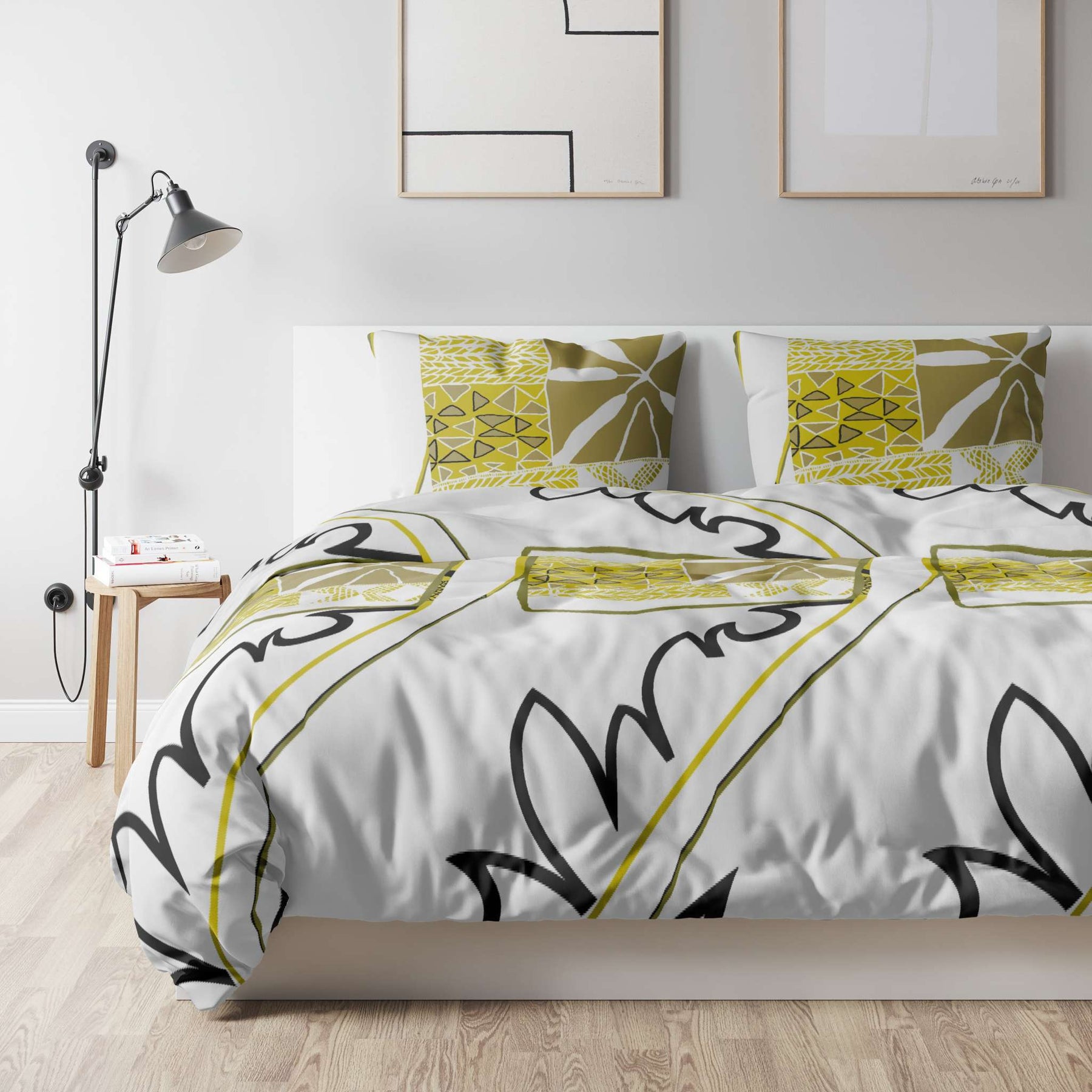 etérea Baumwolle Bettwäsche Polly Afrika Tribe Grün