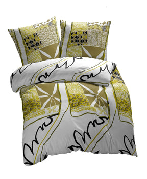 etérea Baumwolle Bettwäsche Polly Afrika Tribe Grün