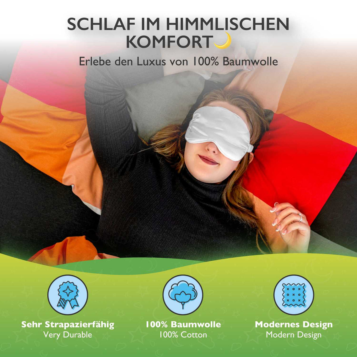 etérea Renforcé Bettwäsche Rian Multi 40x60 cm 1x Kopfkissenbezug
