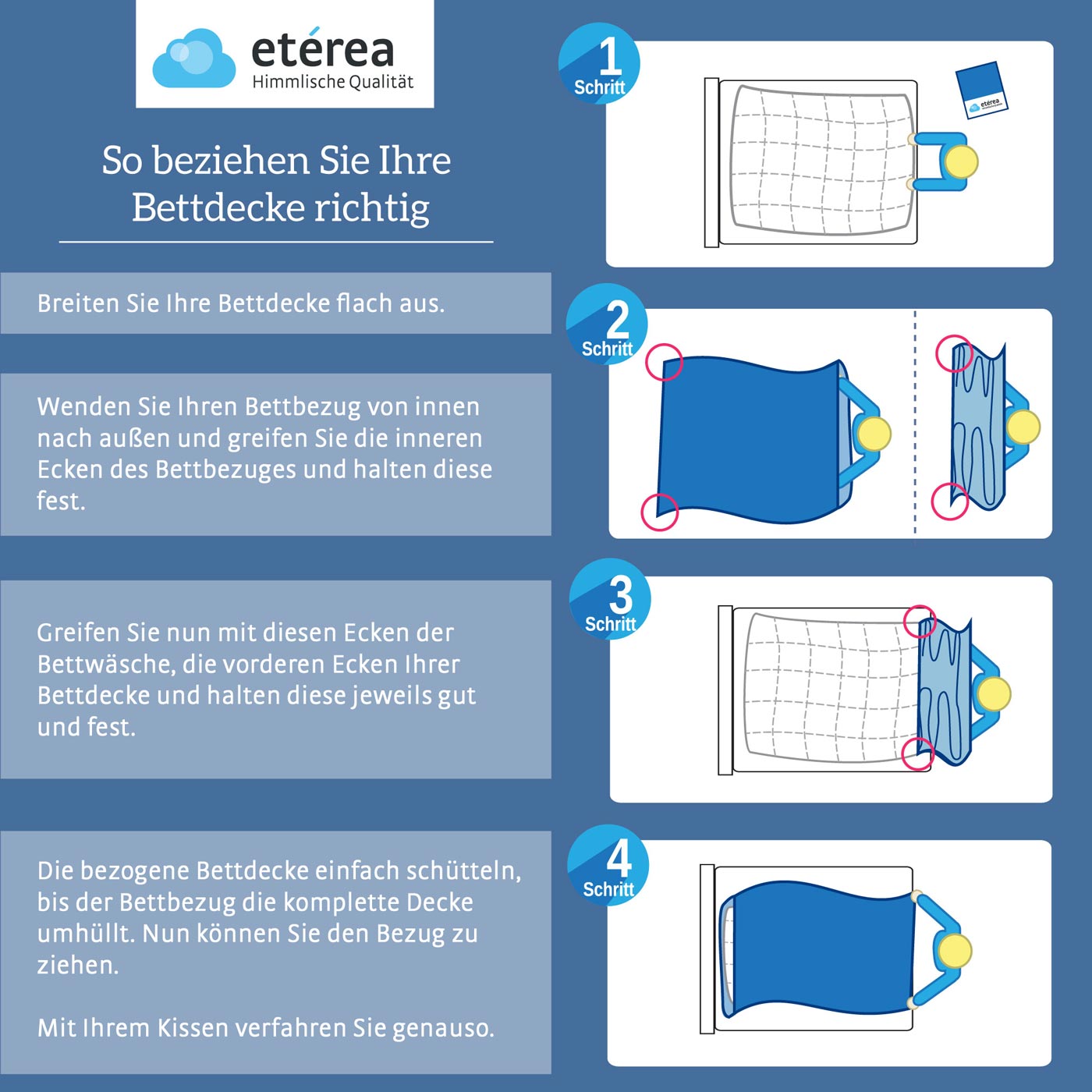 etérea Microfaser Seersucker Bettwäsche April